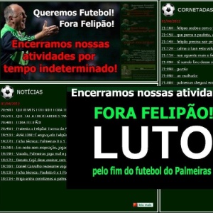 Site faz protesto contra Felipão e pede demissão de treinador que "acabou" com futebol do time