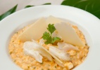 Risoto de Abóbora e Bacalhau