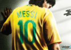 Traindo a pátria?: Messi veste camisa do time do Brasil em propaganda