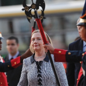 A secretária de Estado norte-americana, Hillary Clinton, está em visita ao Brasil desde ontem