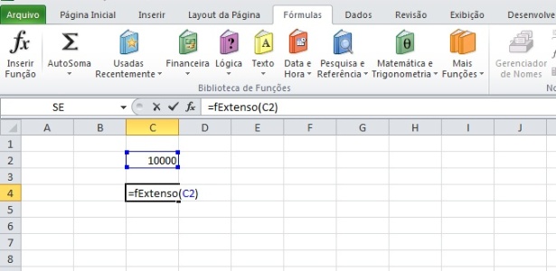 Excel saiba como transformar números em valores escritos por extenso Fotos Tecnologia