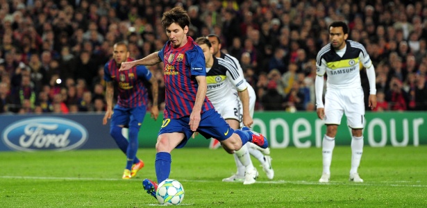 Messi perdeu pênalti contra o Chelsea enquanto jogo no Camp Nou estava 2 a 1
