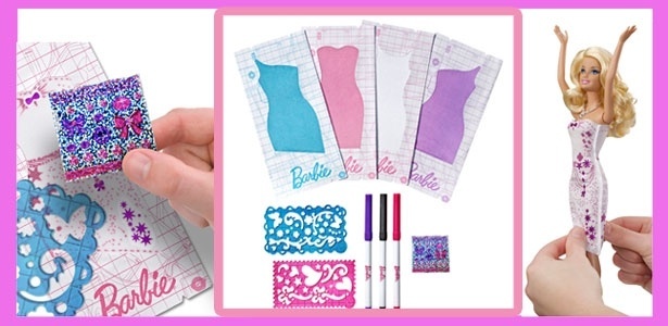 Nova Barbie Design de Vestidos permite que a crian�a brinque de criar look exclusivo