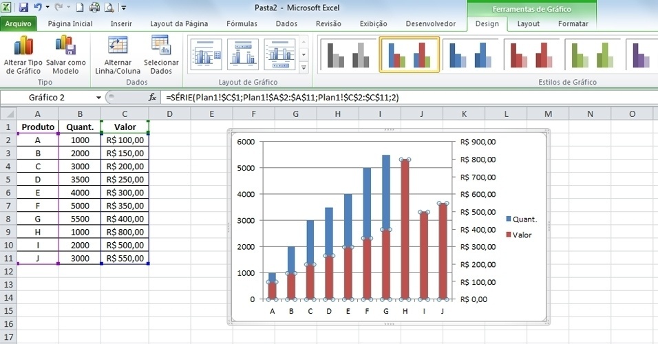 Saiba Como Criar Gráfico No Excel Com Dois Eixos Na Vertical Fotos Tecnologia