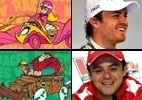 A F-1 também é uma Corrida Maluca! Veja fotos e comparações dos pilotos com os personagens