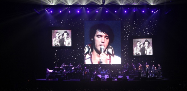 Imagem do show Elvis Presley in Concert que chega em junho ao Brasil (10/5/2012)