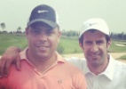 Ronaldo joga golfe com Figo e registra encontro no Twitter 