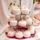 Bolos de casamento individuais permitem inovações na decoração da festa