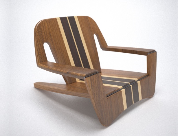 Cadeira Kaô, da Quadrante  com design de João Raposo, é um dos móveis brasileiros expostos em NY 