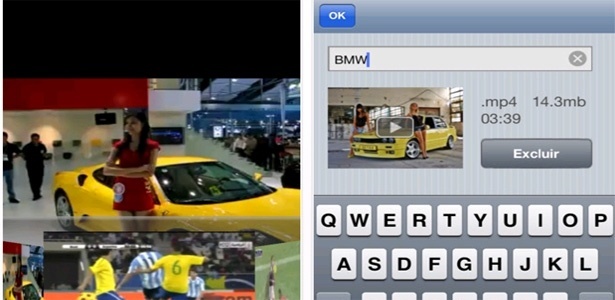 Aplicativo inclui ferramenta de busca, permite trocar nome dos vídeos e armazena até dez arquivos