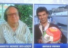 Piloto exibe capacete com foto de Chapolin e 