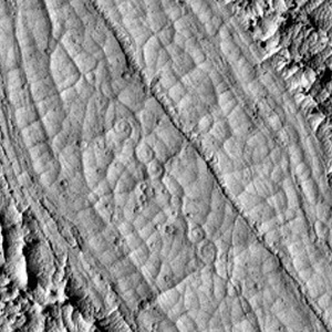 Imagem da Nasa mostra marcas de lava vulcânica em Marte