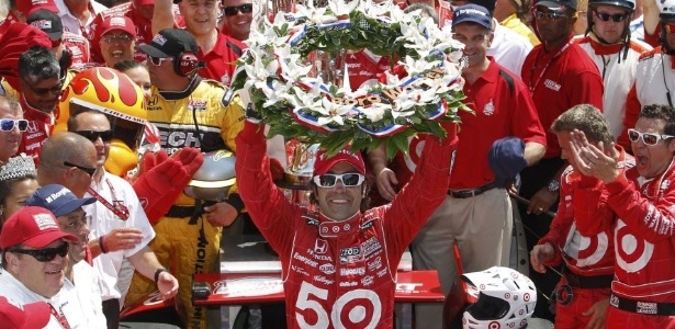 Dario Franchitti, da Chip Ganassi, venceu as 500 milhas de Indianápolis pela terceira vez