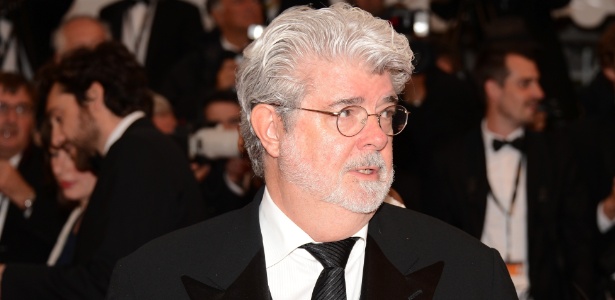 O diretor George Lucas na première de Cosmopolis, no 65º Festival de Cannes (25/5/2012)