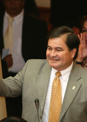 O senador da oposição boliviana Roger Pinto, que pediu de asilo político ao Brasil