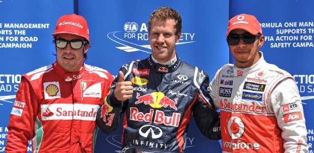 Sebastian Vettel dominou o sábado no Canadá e cravou a pole position com certa folga