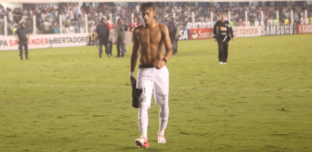 Neymar não conseguiu balançar as redes contra o Corinthians