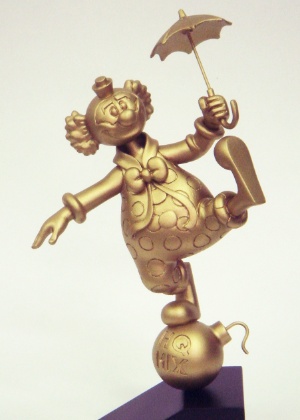 Troféu da 24ª edição do prêmio HQMIX