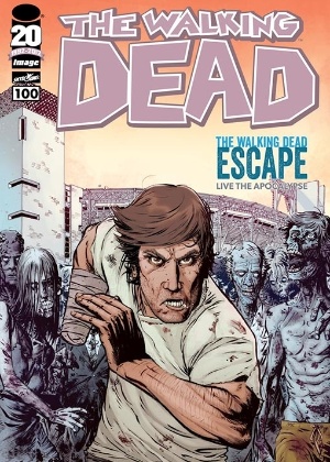 Décima capa da centésima HQ de "The Walking Dead"