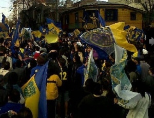 Torcedores do Boca Juniors se juntaram para pedir a permanência de Riquelme