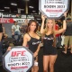 Luta de crian&ccedil;as, belas mulheres e muita fila marcam feira para f&atilde;s de UFC em Las Vegas
