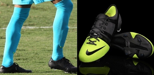 chuteira do neymar preta