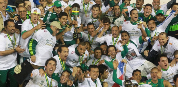 Palmeiras é o atual campeão da Copa do Brasil - venceu o Coritiba na final de 2012