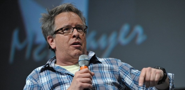 O diretor Rich Moore fala durante o painel de "Detona Ralph" (12/7/12)