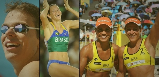 Cielo, Fabiana Murer e a dupla Juliana e Larissa são alguns do brasileiros com chances de pódio