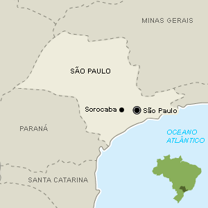 Sorocaba está a 98 km de São Paulo