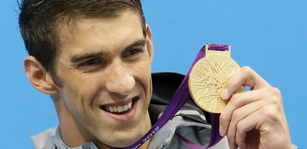 Phelps conquistou quatro medalhas de ouro nos Jogos Olímpicos de Londres