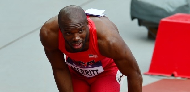 LaShawn Merritt sofreu uma lesão e não conseguiu terminar os 400 m rasos