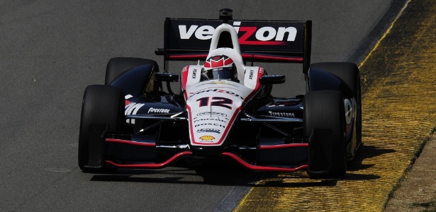 Will Power acelera seu Penske pelo circuito de Mid-Ohio durante treino de classificação