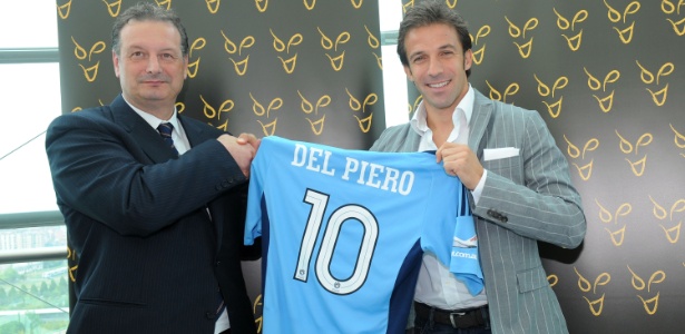 O meia Del Piero tem 38 anos e atualmente defende o Sydney, da Austrália
