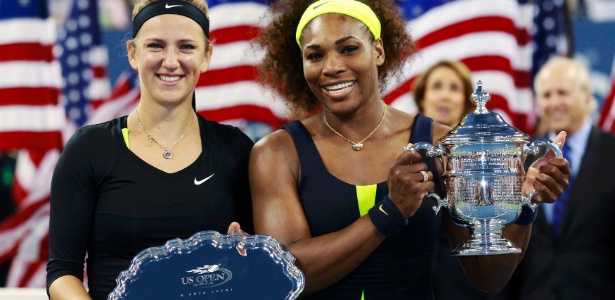 Kevin Lamarque/Reuters Serena perdeu só um set no Aberto dos EUA, mas dominou Azarenka e levou título