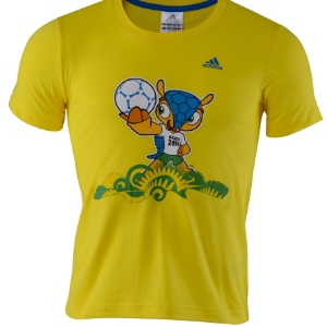 Camisa com imagem do mascote faz parte da linha de roupas comercializada pela Adidas