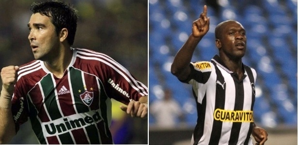 Deco (esq.) e Seedorf se enfrentarão pela primeira vez no futebol brasileiro