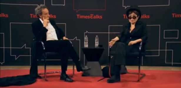 Yoko Ono concede entrevista ao "New York Times" (15/10/12)