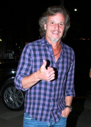 Marcello Novaes na festa de término de gravações de "Avenida Brasil", no Rio de Janeiro (17/10/12)