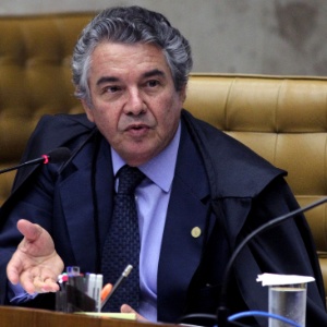 Ministro Marco Aurélio Mello durante julgamento do mensalão, em dezembro do ano passado