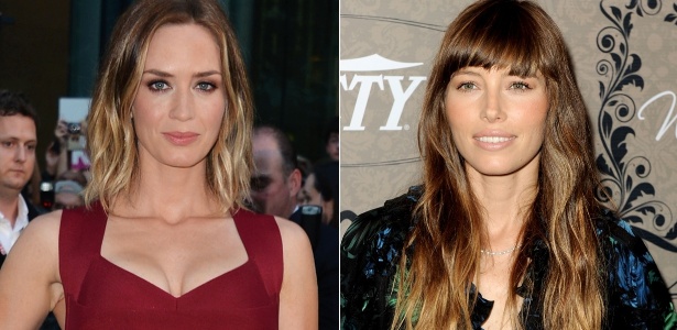 Pontas claras, como as das atrizes Emily Blunt e Jessica Biel, combinam com o clima quente da estação