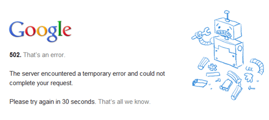 em client 7 google sync error