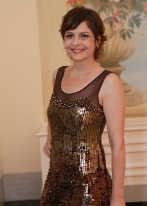 A atriz Drica Moraes, que superou uma leucemia depois de fazer um transplante de medula óssea em 2010