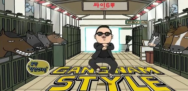 Imagem do vídeo "Gangnam Style", que ultrapassou a marca de 1 bilhão de acessos no YouTube 
