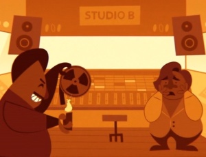 Tim Maia queima fitas gravadas com James Brown na animação