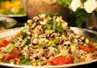 Salada de Grãos com Bacalhau