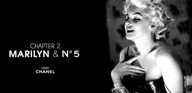 O clássico perfume Chanel N°5, eternizado por Marilyn Monroe, é um dos itens disponíveis na loja on-line