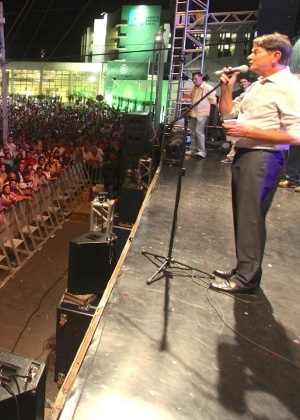 Governador do Ceará, Cid Gomes (PSB), discursa durante inauguração Hospital Regional Norte, em Sobral