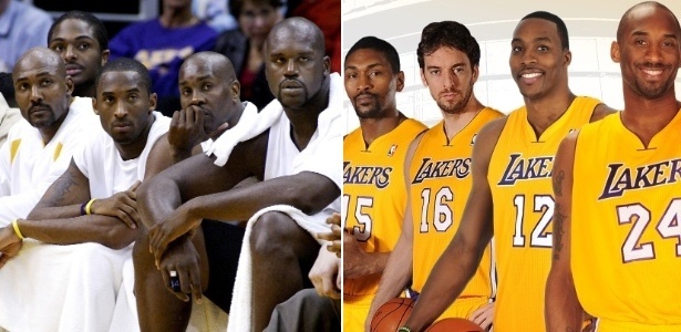 Getty Image e Divulgação/Lakers