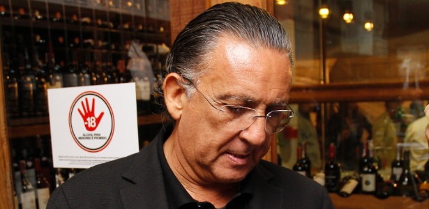 Galvão Bueno em evento da Miolo Wine Group 